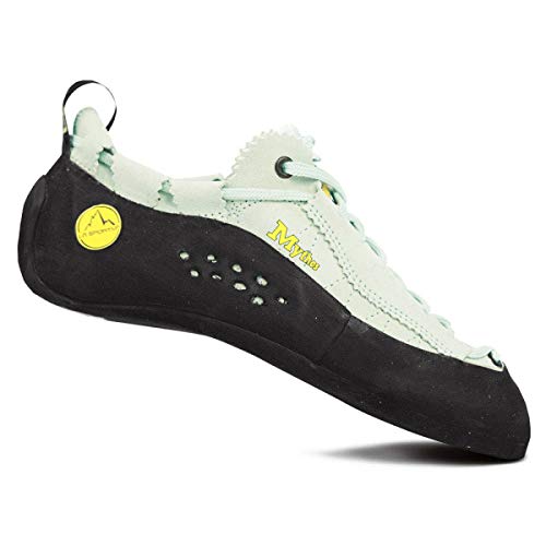 La Sportiva Women's Mythos LaceUp Climbing Shoe, Pistachio, 38.5 on