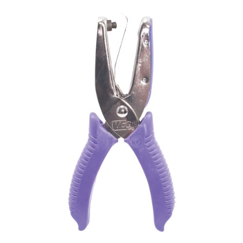 McGill 2" Reach Punchline Hole Punch, 3/16 Inch Round, Chrome/Purple (MCG53600C)