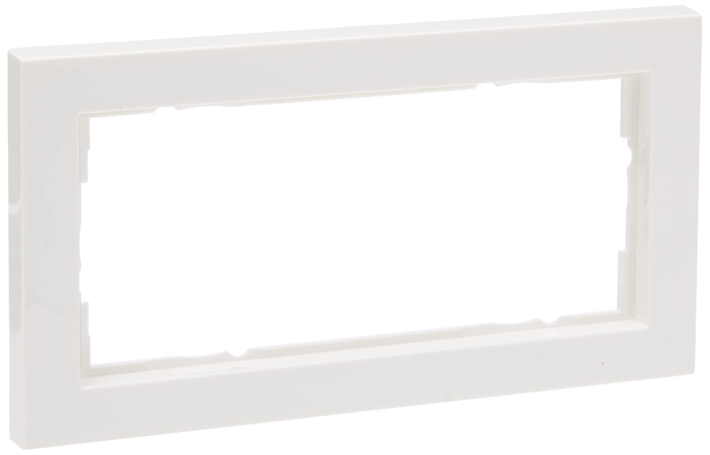 Gira 100229 Cover Frame 2 Sockets Middle Bar Gira E2 Pure White