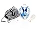 SeaFin Mask - New 2017 Full Face Snorkel Mask Technology. Mouthpiece-Free Design. Anti-Leaking, Anti-Fogging. GoPro Compatible. Adult & Youth Sizing.