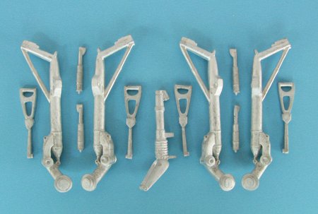 SAC48211 1:48 Scale Aircraft Conversions - Heinkel He 177 Landing Gear Set (For use with the MPM model kit)