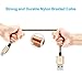 IVVO Lightning Cable 3Pack 3FT 6FT 10FT Nylon Braided 8 Pin Lightning Cable Cord USB Charging Cable Charger for Apple iPhone 7/7 Plus/6/6s/6 Plus/6s Plus/5/5c/5s/SE,iPad iPod Nano iPod Touch