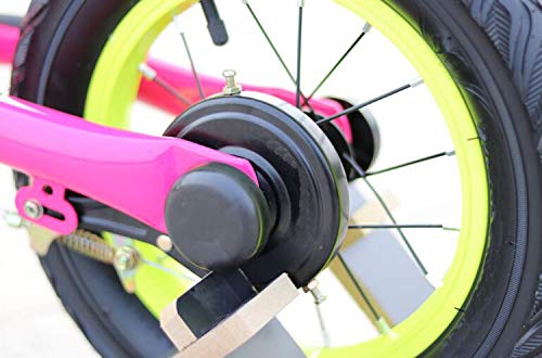 Children's Bicycle 12 inch Track car Two Rounds Without Pedal Walking Balance Training Bicycle Children's Impeller Riding car yo-yo Pedal Baby Wheel Suitable for 2-6 Years Old Boys and Girls - Thumbnail 3