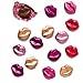 Madelaine Kiss Chocolate Lips - Chocolate Candy - Premium Milk Chocolate Lips Individually Wrapped In Lipstick Colored Italian Foils (1 LB)