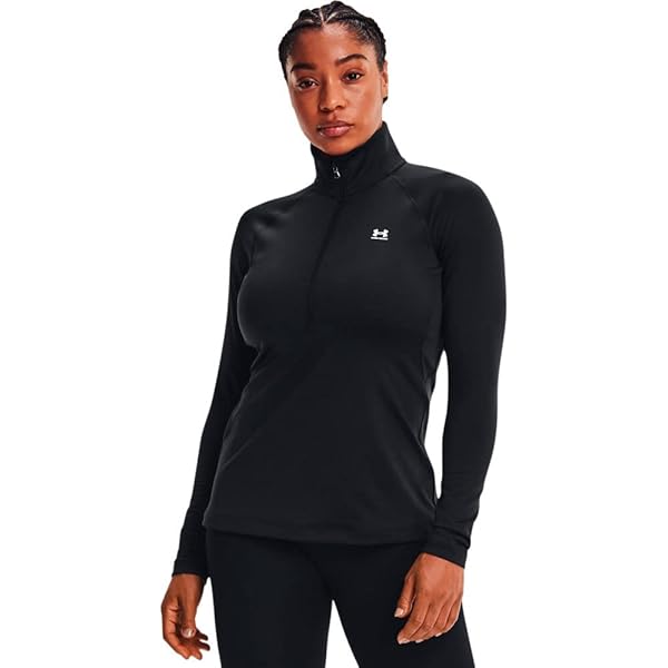 Amazon.com: Under Armour Women's Authentics ColdGear ¼ Zip T