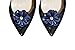 Absolutely Audrey Calista Navy Shoe Clips