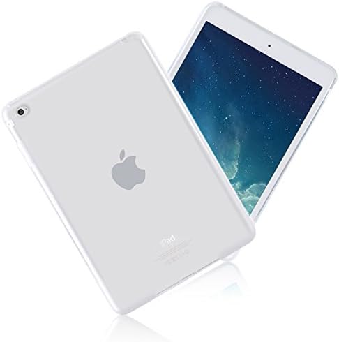 iPad Mini 4 Case, Cavor Ultra-Thin Silicone Back Cover Clear Plain Soft TPU Gel Rubber Skin Case Waterproof Protector Shell for Apple iPad Mini 4 (Clear)