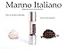 Salt and Pepper Grinder Set - Stainless Steel Mill - Adjustable Coarseness - 2 in 1