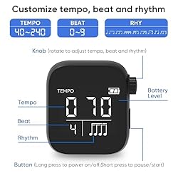 Vibrating Metronome, Wearable Digital Metronome for