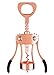 Decodyne Corkscrew Wine Opener Copper Plated - Luxury Design, Stainless Steel with Exterior Copper Plating - Doubles as a Bottle Opener