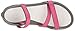 Crocs Women's Swiftwater Webbing Sandal W Sport, paradise pink/smoke, 9 M US