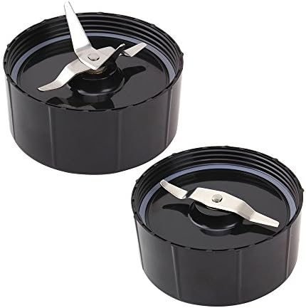 Replacement Flat &amp; Cross Blades Fit For 250w Magic Bullet Blender Juicer Mixer (Free Extra Gasket)
