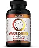 100% Organic Apple Cider Vinegar Capsules with The Mother - Natural Cleanser Supports Weight Loss, Healthy Blood Sugar & Cholesterol Levels, Boosts Energy & Metabolism, Raw Non-GMO, 700mg Pills