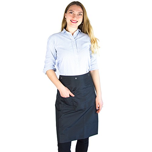 Two-Piece Hair Stylist Apron - Waterproof Apron - Protective PU Coating - Cosmetology Supplies - Nail Tech Apron - Cosmetologist Apron