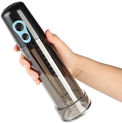 Funny Toy Funny Shop Electric P-énis Train Pump Vibradors Funny Toy for Men Vacuum P-énis En-largér s Sleeve Delay Ejaculation Male Funny Machine Tshirt,White