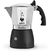 Bialetti Brikka Moka Pot Stovetop Espresso Maker &ndash; Crema-Rich Italian Coffee Maker, 2 Espresso Shots (3.4 oz / 100 mL), Black