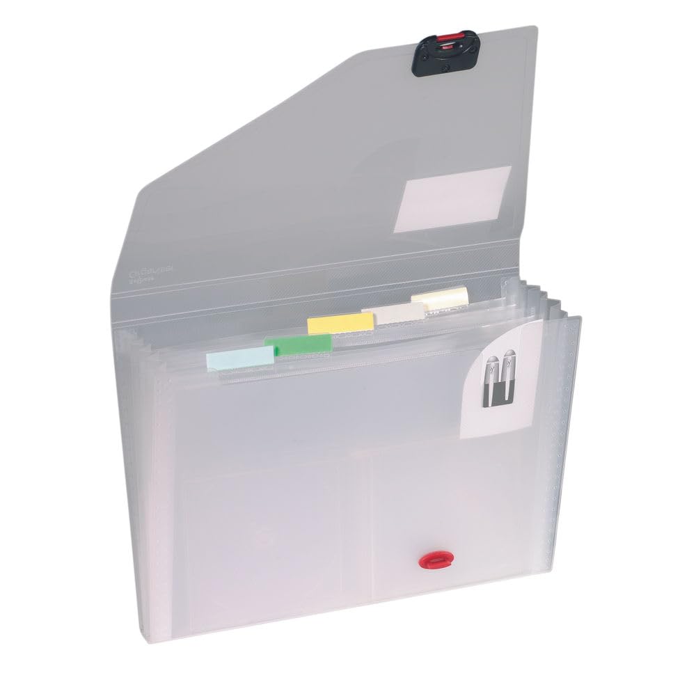 Snopake A4 Expanding Organiser 6-Part – Clear [Pack of 1] Ref: 11893