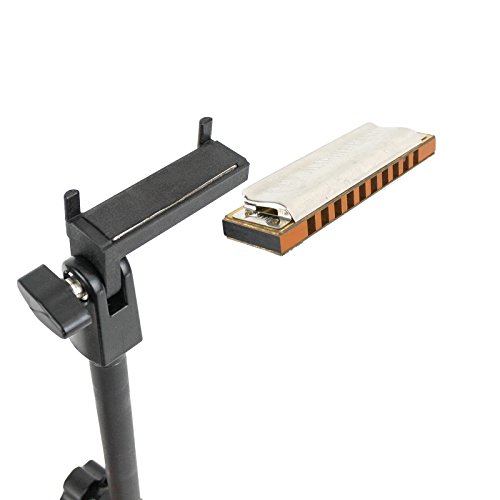 Harmonica Holder Hands Free Quick Change Swiveling Mic Stand