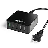 Urge Basics Travel-Size 5 Port USB Charging Station with Quick Charge 2.0 USB Port