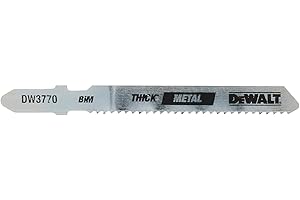 DEWALT - DW3770-5 Jigsaw Blades, Thick Metal Cutting, T-Shank, 3-Inch, 14-TPI, 5-Pack (DW37705)