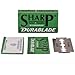 100 SHARP STAINLESS Polymer Coated Double Edge Safety Razor Blades