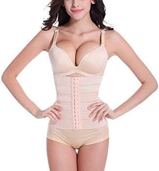 Solid Color Hot Body Shaper Slimming Women Corset Waist Trainer Cinchers Belt Spandex Corrective Underwear Slim Shapewear 2167 SKIN XL