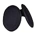 Ear Warmers Men Women Solid Soft Plush Winter Earmuff (Plush Black)