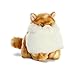 Aurora World Fat Cats Plush Toy Animal, Butterball Tabby