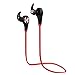 Bluetooth Headphones, Wireless Earbuds Bluetooth Headset with mic Sports running Earphones for iPhone Sony Samsung motorola LG (red)