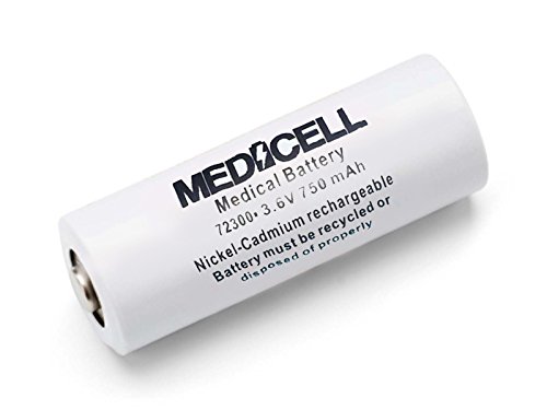 MEDICELL 72300 3.6 VOLT NiCad Rechargeable REPLACEMENT BATTERY FOR WELCH ALLYN 71000-A / 71000-C