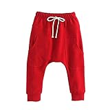 Soly Tech Unisex Baby Kid Toddler Cotton Jersey Harem Pants Elastic Trousers