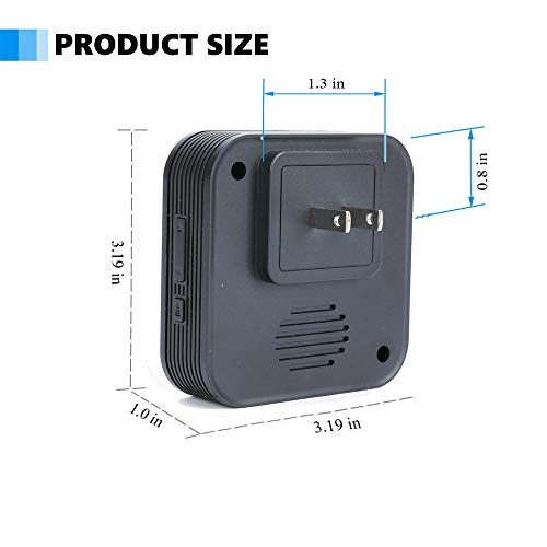 EverNary Dog Door Bell Wireless Doggie Doorbells for Potty Training with Warterproof Touch