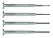 Moody Tools 58-0219 Chromium Vanadium Steel JIS-type Screwdriver Set, 4-Piece, Silver