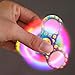 Newest LED Light UP Glow Tri-Spinner Hand Spinner Fidget New Style Toy, EDC ADHD Focus Stress Reducer Relieve Anxiety Autism (A)