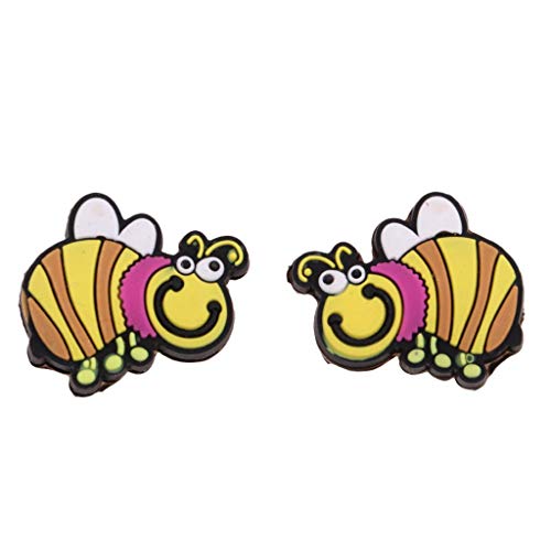 image for Prettyia 2pcs Silicone Racquet Vibration Dampener Shock Absorber for T