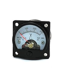 Baomain Dial Analog Panel Meter voltímetro Gauge SO 45 AC 0   300 V Ronda Negro