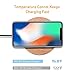 Wireless Charger, BROJEN Qi-Certified Ultra-Slim Wireless Charging Pad for iPhone Xs/XS Max/XR/X/8/Plus, Samsung S9/S9+/S8/S8+/S7/Note 8 and Other Qi-Enabled Devices (Wood, Wooden Pattern)