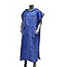 Lightahead Cotton Surf Beach Hooded Poncho Changing Bath Robe Towel with Pocket (Blue) (Teens)