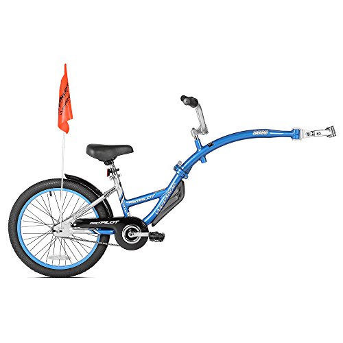 WeeRide Pro-Pilot Tandem Bicycle Trailer, Blue