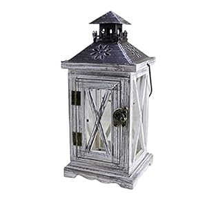 Winddichte Houten Handheld Kandelaar Opknoping Decoratieve Retro Lantaarn Kaars Shelter voor Home Garden