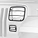 Rugged Ridge Headlight/Turn Signal Euro Guard Kit for Jeep Wrangler YJ | Black | 11230.02 | Fits 1987-1995 Jeep Wrangler YJ