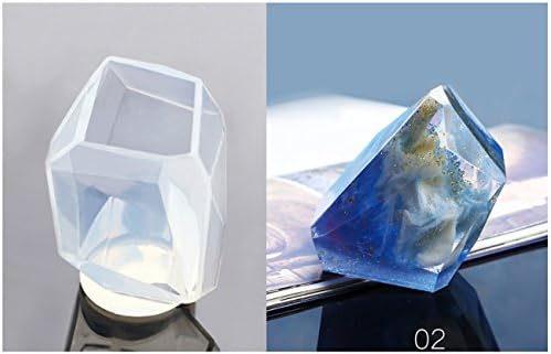 1 PCS Big Gem Stone Crystal DIY Jewels Mold Beading Casting Mould DIY Handmade Silicone Mould Clear Mould For Resin Crystal Lovely Gift