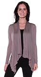 Emmalise Women's Soft High Low Summer Spring Shawl Long Sleeves Shirt Top