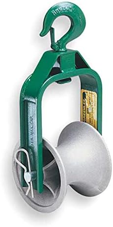 Cable Puller Sheave, Hook, 6 In