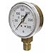 Uniweld G3S Gauge with 0-3000 PSI and 1/4-Inch NPT Bottom Mount Gold Steel Case, 2-Inch