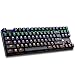 ElecRat RGB Mechanical Gaming Keyboard Compact 87 Metal Key Anti Ghosting Mechanical Computer Keyboard with USB Wired LED Backlit Keyboard for Windows PC Gamers(Black)