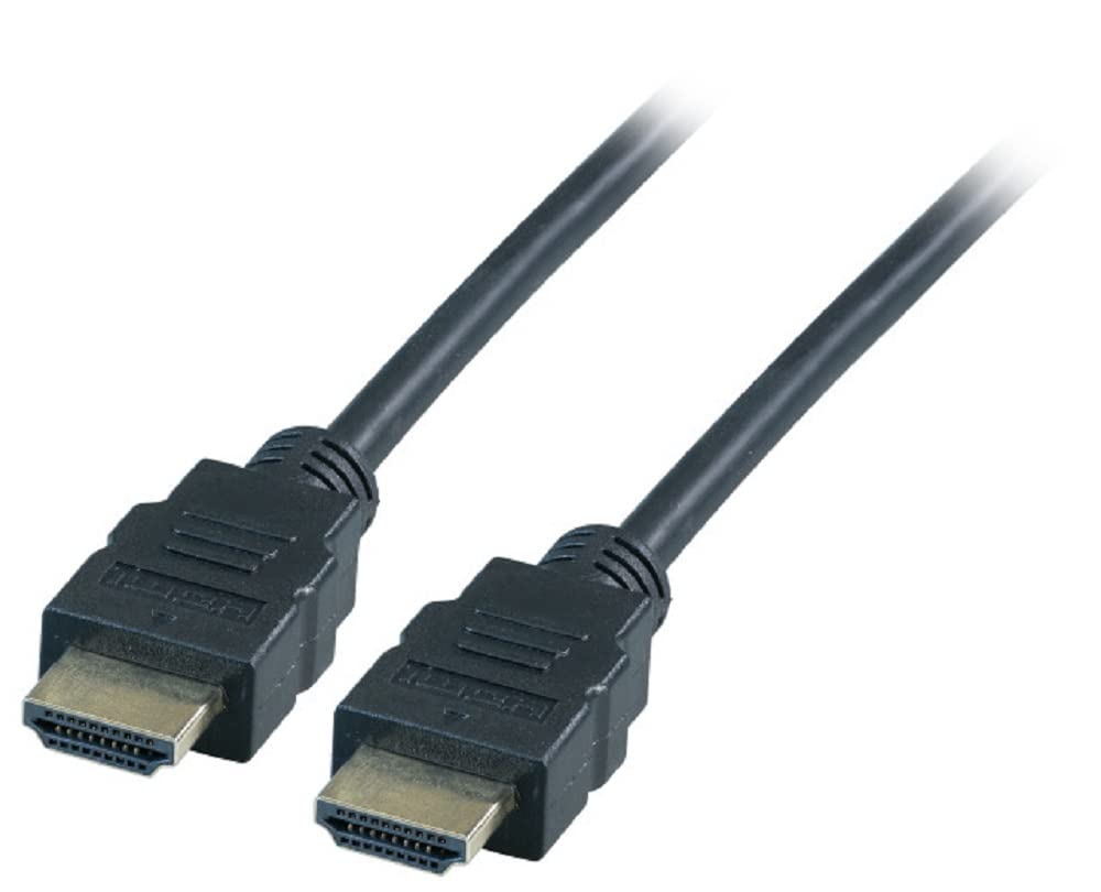 EFB HighSpeed HDMI Connection Cable with Ethernet, Type A Connector, 4K30Hz, Black, 0.5 m