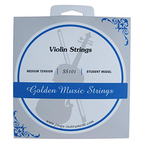 Violin String 1 Set, 4/4 Scale, Medium Tension for beginner