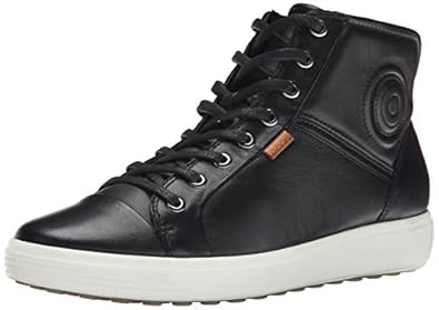 Amazon.com | ECCO Womens Soft VII High-Top Fashion Sneaker