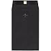 JAM Paper 6" x 9" Open End Catalog Envelope with Clasp Closure - Black - 10/pack